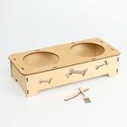 Подставка под миски Eco №2, 36 х 16 х 8 см 7429306