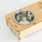 Подставка под миски Eco №2, 36 х 16 х 8 см 7429306