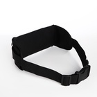 Сумка для бега на молнии, светоотражающие элементы, чёрная - Фото 2