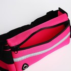 Сумка для бега на молнии, малиновая - Фото 5