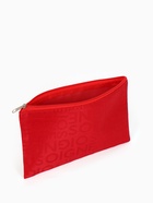 Косметичка-пенал на молнии, маленькая, с буквами, красная - Фото 4