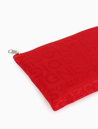 Косметичка-пенал на молнии, маленькая, с буквами, красная - Фото 5