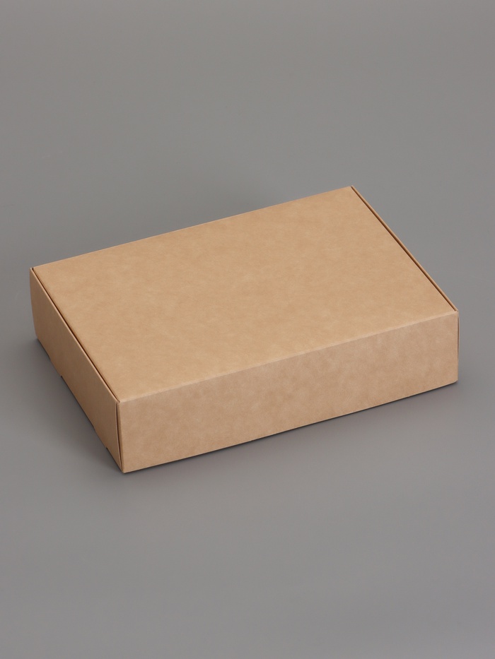 Коробка подарочная складная крафтовая, упаковка, 21×15×5 см