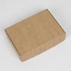 Коробка подарочная складная крафтовая, упаковка, 21 х 15 х 5 см - фото 9367341