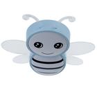 Люстра "Пчела" 1хLED 60Вт 4000К синий 68х68х10 см - фото 108533849