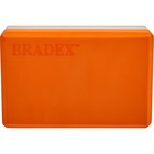 Блок для йоги Bradex SF 0731, 23 х 15 х 7,5 см, 130 гр., цвет оранжевый - Фото 7