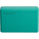 Блок для йоги Bradex, 23 х 15 х 7,5 см, 130 гр., цвет бирюзовый - Фото 2