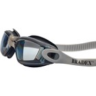 Очки для плавания Bradex, серия «Комфорт+», серые, цвет линзы-серый - Фото 3