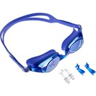 Очки для плавания Bradex, серия «Регуляр», синие, цвет линзы-синий - Фото 4