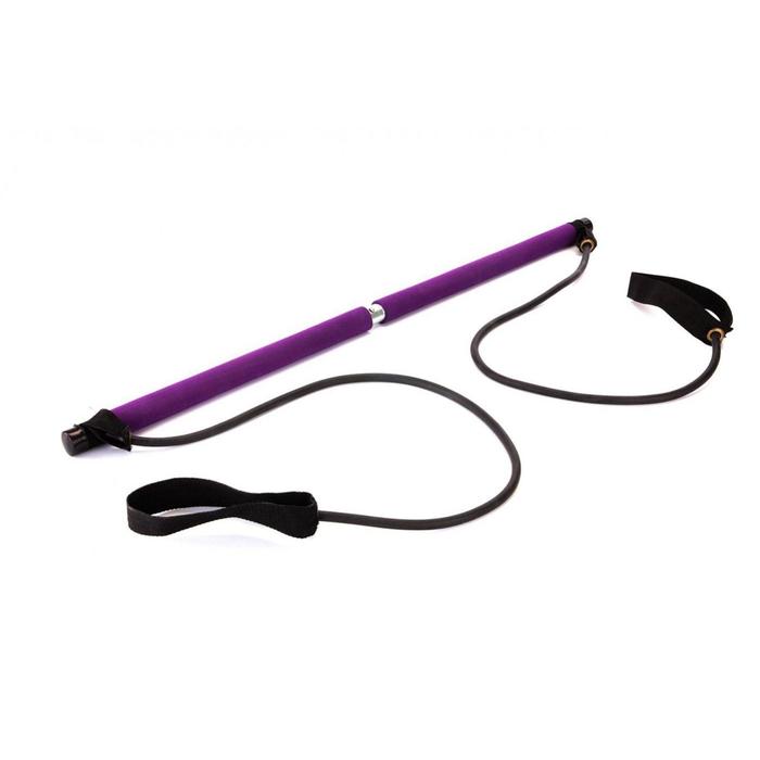 Палка гимнастическая с эспандерами Bradex «ПИЛАТЕС СТУДИО» - Фото 1