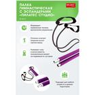 Палка гимнастическая с эспандерами Bradex «ПИЛАТЕС СТУДИО» - Фото 6