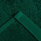 Полотенце подарочное Экономь и Я «Котик» 30*60 см, изумрудный, 100% хл, 320 г/м2 - фото 25349268