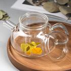 Чайник заварочный стеклянный «Наслаждайся моментом», 800 мл - фото 41811054