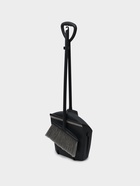 Щётка для пола, с совком-ловушкой, с крышкой, серая - Фото 2