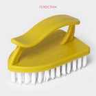 Щётка утюжок для уборки Доляна, с ручкой, пластик, хозяйственная, 10×6×5.5 см, МИКС - Фото 3