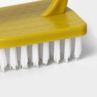 Щётка утюжок для уборки Доляна, с ручкой, пластик, хозяйственная, 10×6×5.5 см, МИКС - Фото 4