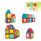 Конструктор магнитный «Цветные магниты», 55 деталей - Фото 2