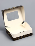 Коробка складная с окном "For You", 10 х 8 х 3,5 см 7343479 Коробка складная с окном "For You", 10 х 8 х 3,5 см 7343479