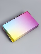 Коробка складная с окном «Цветы», 20×12×4 см - Фото 2