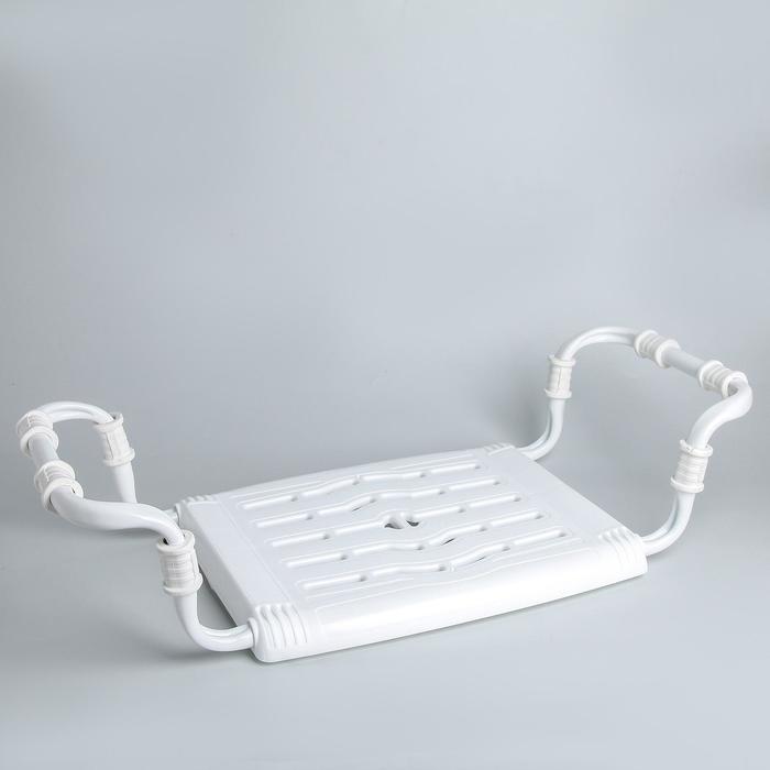 Сиденье для ванны раздвижное, цвет белый - фото 1908239121