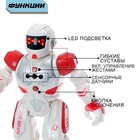 Робот радиоуправляемый «Смарт бот», ходит, свет и звук, русский чип, цвет красный - Фото 3