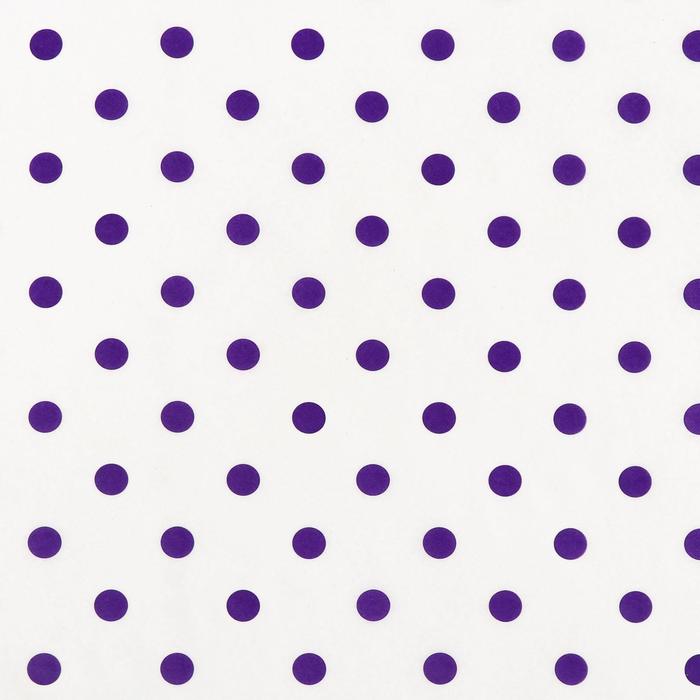Бумага силиконизированная «Горох», фиолетовый, для выпечки, 0,38 х 5 м - фото 1882277382