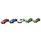 Машина металлическая, набор 5 шт., цвета МИКС, уценка (помята упаковка) 7472297