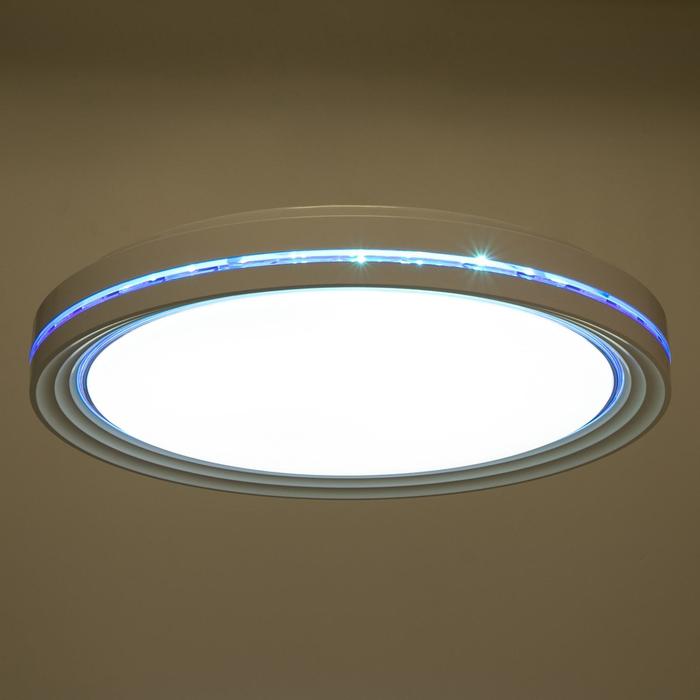 Светильник с ПДУ 1624/1 LED 72Вт 3000-6000К белый 49,5х49,5х7 см - фото 1905861909