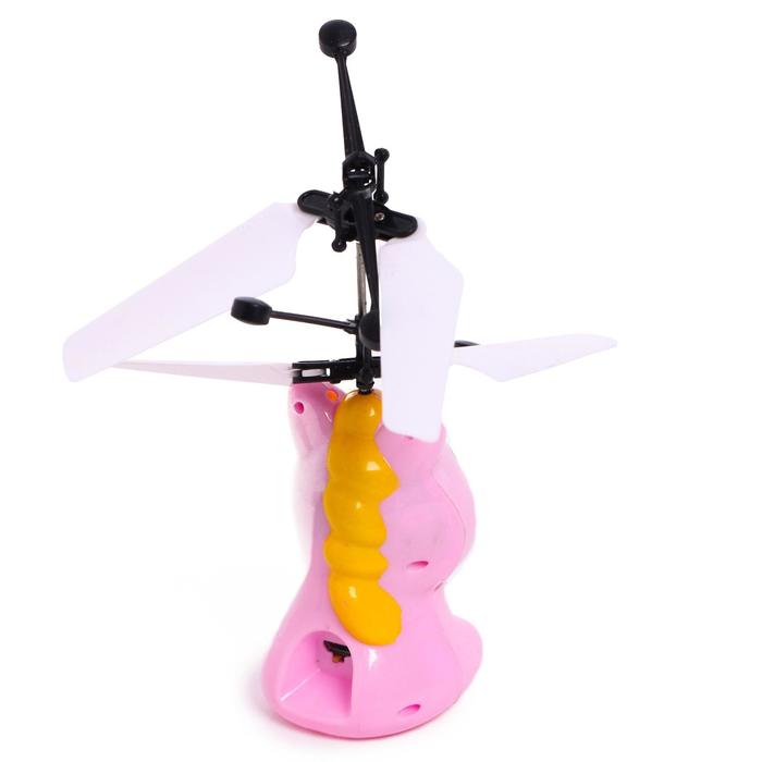 Интерактивная игрушка «Летающая пони», свет, летает - фото 1907309542