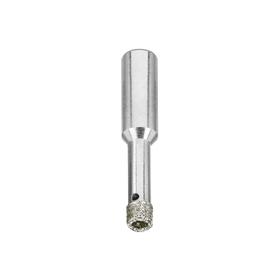 Коронка алмазная KWB, d=7 мм, max глубина=25 мм, стекло/кафель, трубчатая