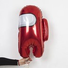 Шар фольгированный 26" «Космонавтик», фигура, цвет красный (комплект 3 шт) - фото 24380673