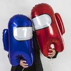 Шар фольгированный 26" «Космонавтик», фигура, цвет красный (комплект 3 шт) - фото 24380675