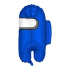 Шар фольгированный 26" «Космонавтик», фигура, цвет синий - фото 318678330