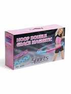 Обруч массажный, d=105 см, разборный, голубой, розовый - Фото 9