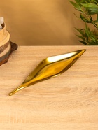 Блюдо "Лист" алюминий 40х11х3 см - фото 809219567