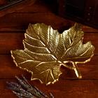 Блюдо «Листопад», 22×23×2.5 см, алюминий - Фото 1