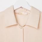 Пижама женская (рубашка и брюки) KAFTAN бежевый, р.48-50 - фото 809190891