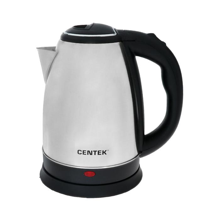УЦЕНКА Чайник электрический Centek CT-1068, 2 л, 2000 Вт, металлический, серебристый - Фото 1