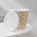 Горшок для цветов Доляна «Кракле», 800 мл, цвет белый - Фото 3