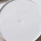 Горшок для цветов Доляна «Кракле», 800 мл, цвет белый - Фото 4