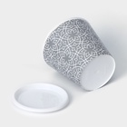 Горшок для цветов Доляна «Кракле», 800 мл, цвет серый - Фото 5