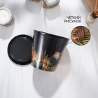 Горшок для цветов Доляна «Голди», 800 мл, цвет чёрный - Фото 8