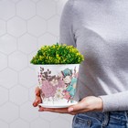 Горшок для цветов Доляна «Фрезия», 800 мл, цвет белый - Фото 6