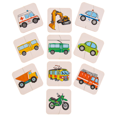 Картинки-половинки «Транспорт»