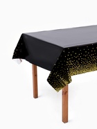 Скатерть «Конфетти» 137×183 см, чёрная - Фото 2
