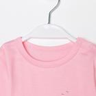 Лонгслив для девочки, цвет розовый, рост 92 - фото 24380681