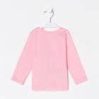 Лонгслив для девочки, цвет розовый, рост 92 - фото 24380682