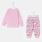 Пижама для девочки, цвет розовый рост 92 см - Фото 3
