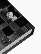 Подставка для презентации, 12 ячеек, 20.3×15.4×3.8 оргстекло 2 мм, цвет чёрный В ЗАЩИТНОЙ ПЛЁНКЕ - фото 45377548