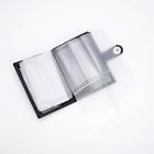 Портмоне мужское на магните, 2 в 1, для автодокументов и паспорта, цвет чёрный - фото 53016254